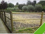 Rond door rond, rijbak 40 x 20 meter