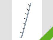 Opbergsysteem 8 balken, muuropstelling