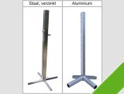 Staanders staal/verzinkt en aluminium