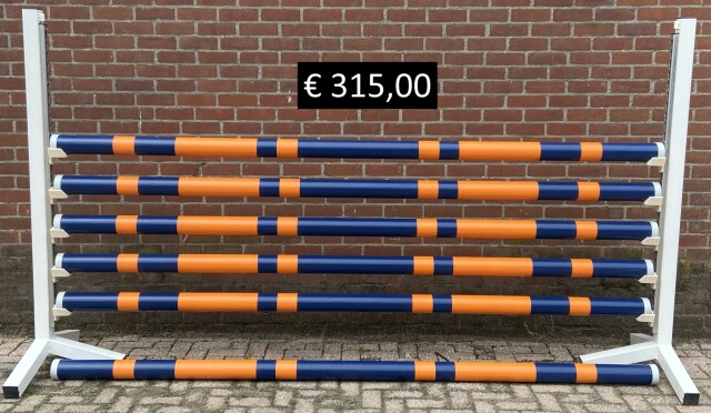 Oranje blauwe balken nieuw