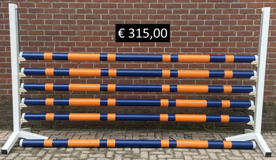Oranje blauwe balken nieuw
